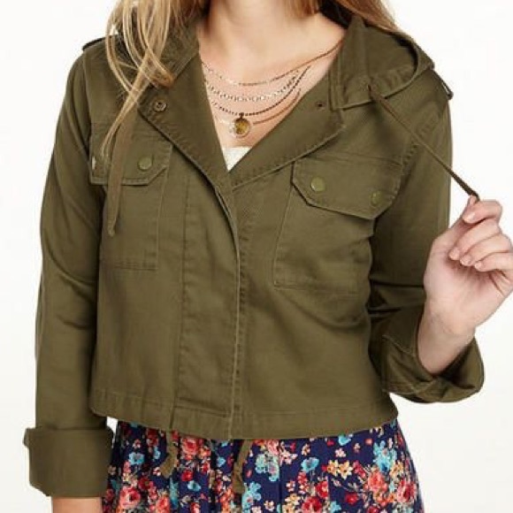dELiA*s Jackets & Blazers - Crop Military Jacket